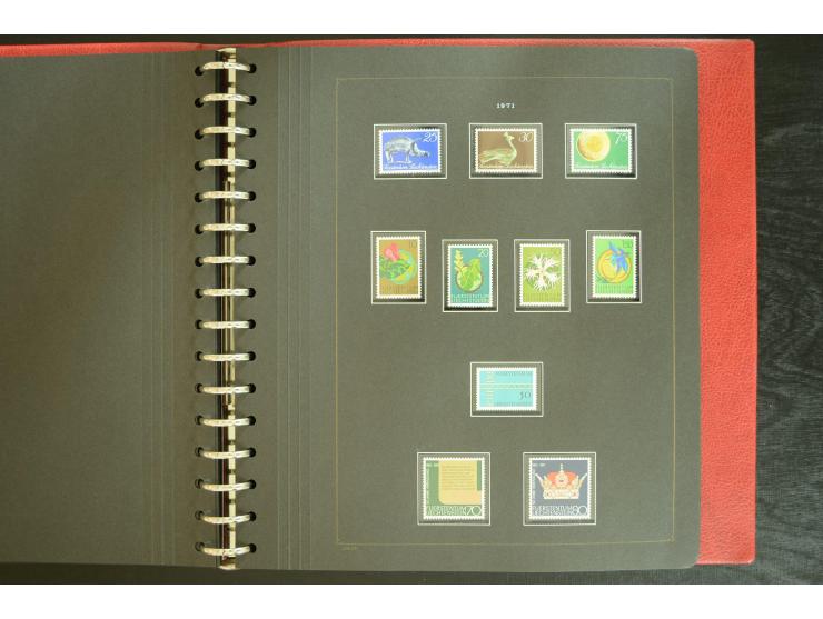1912/82, postfrische und ungebrauchte Sammlung, in weiten Teilen kpl. mit Bl.1, Dienst und Porto