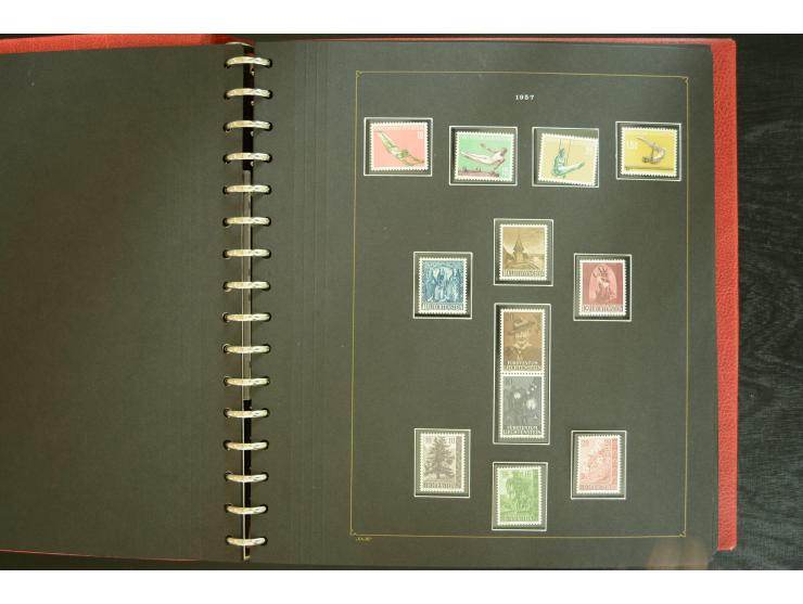 1912/82, postfrische und ungebrauchte Sammlung, in weiten Teilen kpl. mit Bl.1, Dienst und Porto