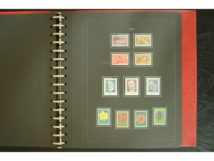 1912/82, postfrische und ungebrauchte Sammlung, in weiten Teilen kpl. mit Bl.1, Dienst und Porto