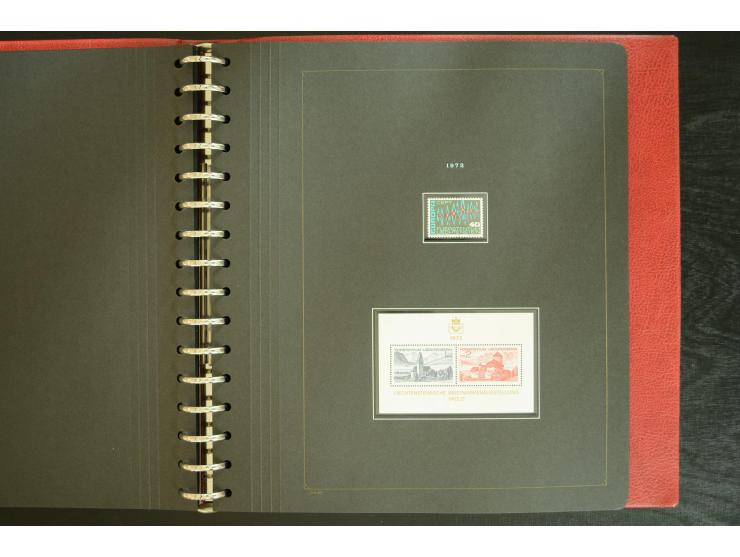 1912/82, postfrische und ungebrauchte Sammlung, in weiten Teilen kpl. mit Bl.1, Dienst und Porto