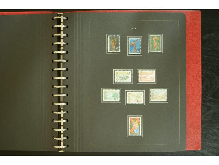 1912/82, postfrische und ungebrauchte Sammlung, in weiten Teilen kpl. mit Bl.1, Dienst und Porto