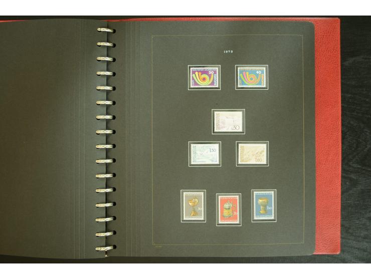 1912/82, postfrische und ungebrauchte Sammlung, in weiten Teilen kpl. mit Bl.1, Dienst und Porto