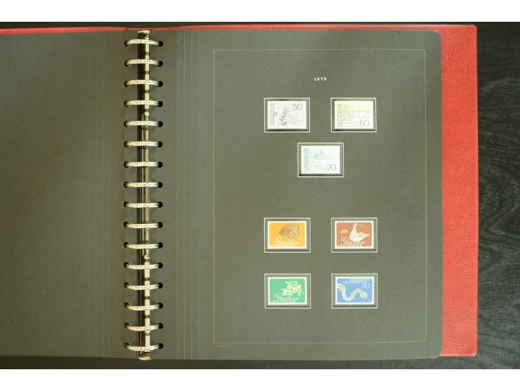 1912/82, postfrische und ungebrauchte Sammlung, in weiten Teilen kpl. mit Bl.1, Dienst und Porto