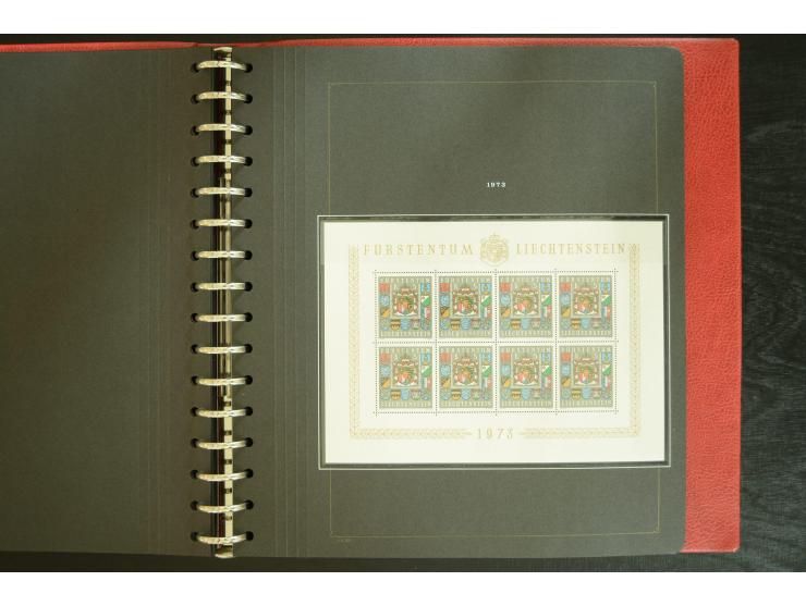 1912/82, postfrische und ungebrauchte Sammlung, in weiten Teilen kpl. mit Bl.1, Dienst und Porto