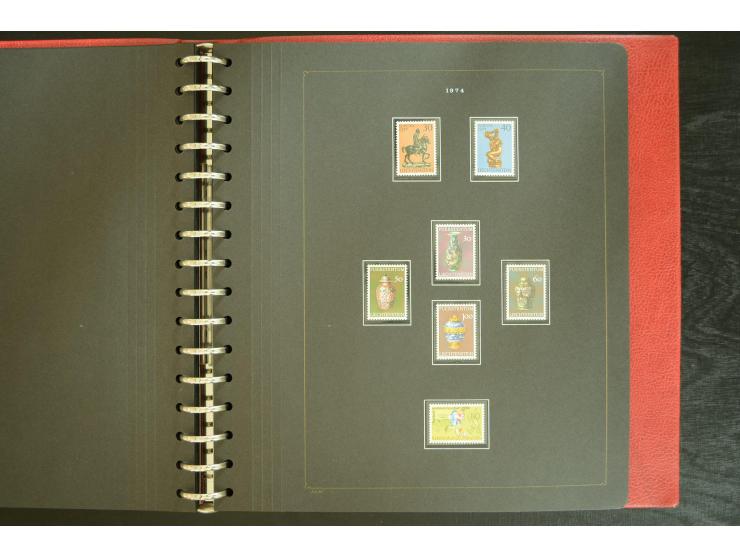 1912/82, postfrische und ungebrauchte Sammlung, in weiten Teilen kpl. mit Bl.1, Dienst und Porto