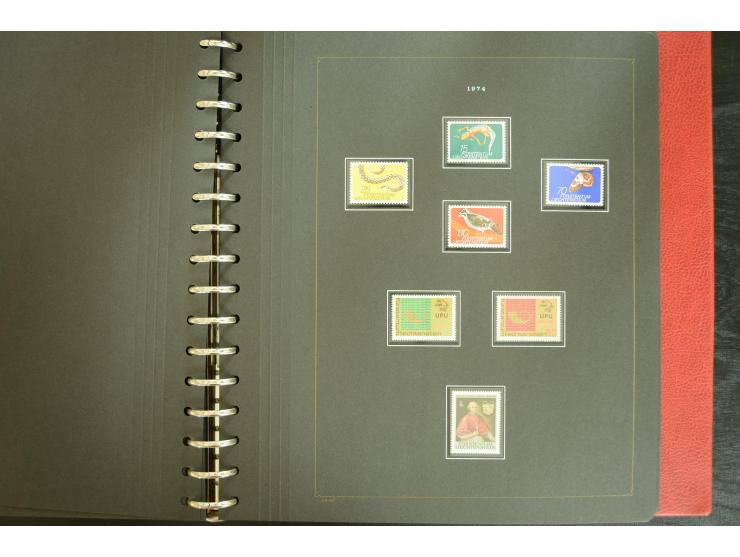 1912/82, postfrische und ungebrauchte Sammlung, in weiten Teilen kpl. mit Bl.1, Dienst und Porto