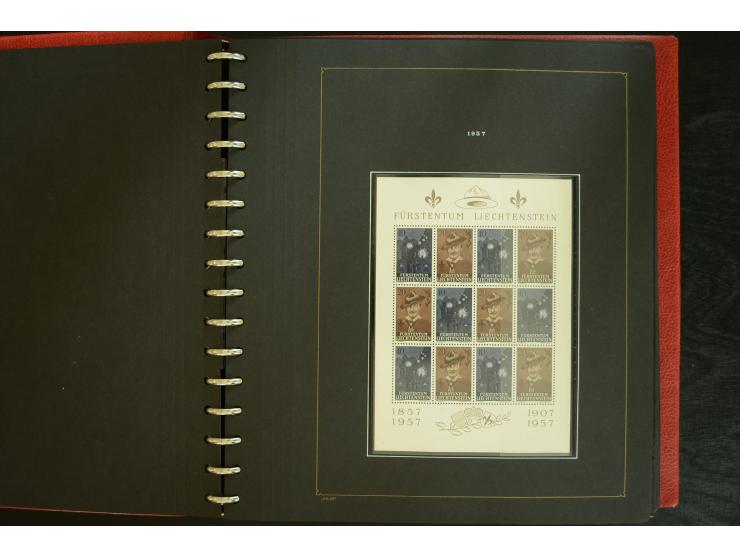 1912/82, postfrische und ungebrauchte Sammlung, in weiten Teilen kpl. mit Bl.1, Dienst und Porto