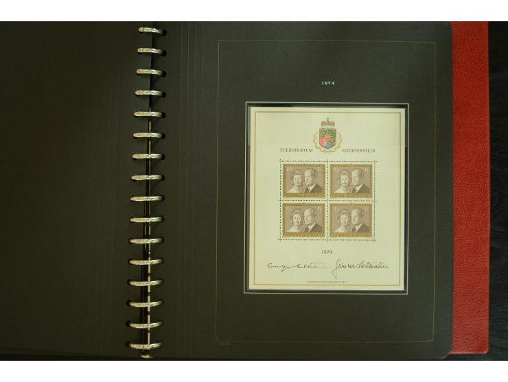 1912/82, postfrische und ungebrauchte Sammlung, in weiten Teilen kpl. mit Bl.1, Dienst und Porto