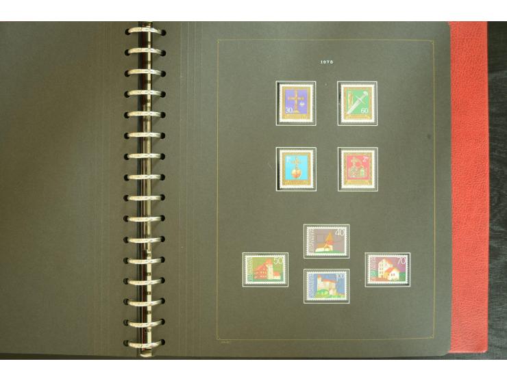 1912/82, postfrische und ungebrauchte Sammlung, in weiten Teilen kpl. mit Bl.1, Dienst und Porto