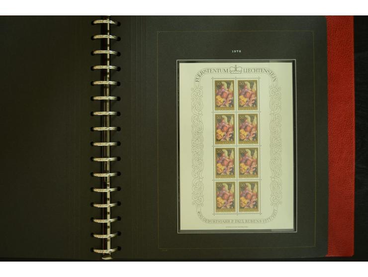 1912/82, postfrische und ungebrauchte Sammlung, in weiten Teilen kpl. mit Bl.1, Dienst und Porto