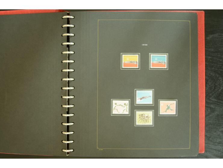 1912/82, postfrische und ungebrauchte Sammlung, in weiten Teilen kpl. mit Bl.1, Dienst und Porto
