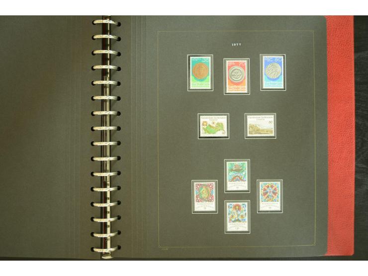 1912/82, postfrische und ungebrauchte Sammlung, in weiten Teilen kpl. mit Bl.1, Dienst und Porto