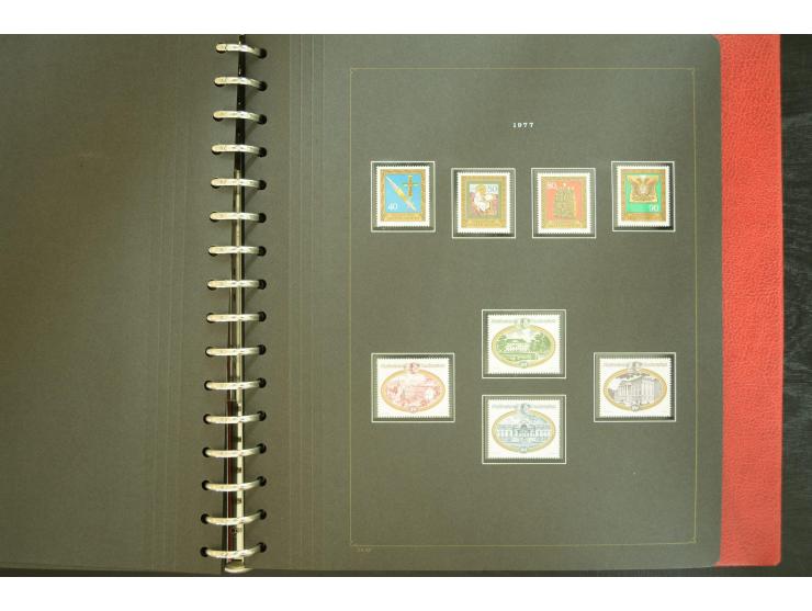 1912/82, postfrische und ungebrauchte Sammlung, in weiten Teilen kpl. mit Bl.1, Dienst und Porto