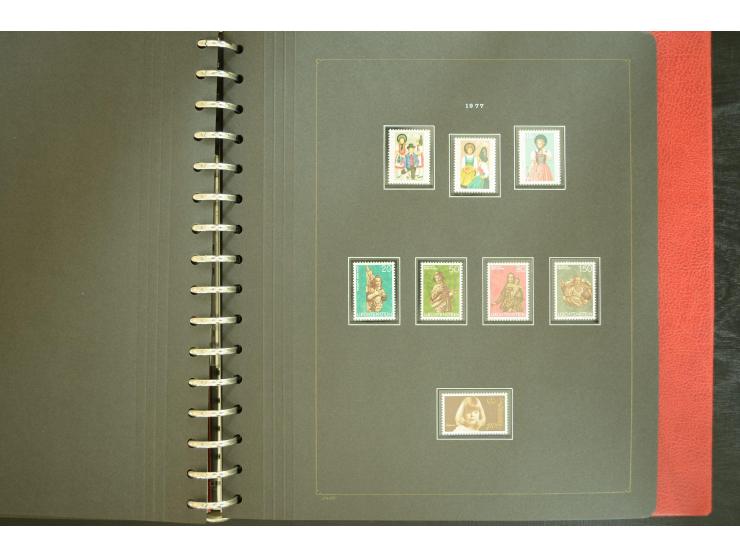 1912/82, postfrische und ungebrauchte Sammlung, in weiten Teilen kpl. mit Bl.1, Dienst und Porto