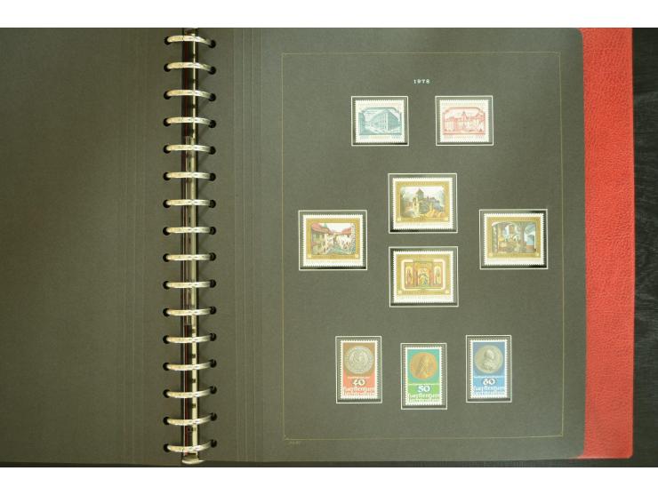 1912/82, postfrische und ungebrauchte Sammlung, in weiten Teilen kpl. mit Bl.1, Dienst und Porto