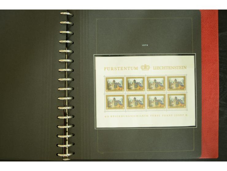 1912/82, postfrische und ungebrauchte Sammlung, in weiten Teilen kpl. mit Bl.1, Dienst und Porto