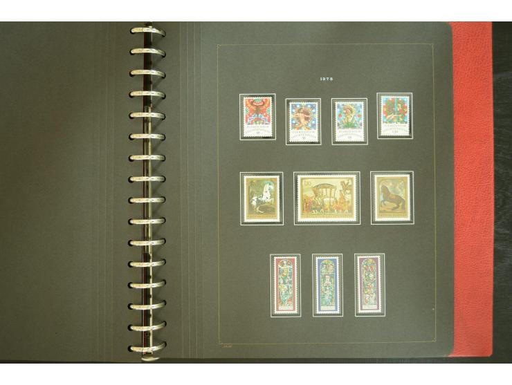 1912/82, postfrische und ungebrauchte Sammlung, in weiten Teilen kpl. mit Bl.1, Dienst und Porto