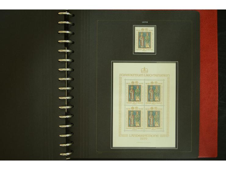 1912/82, postfrische und ungebrauchte Sammlung, in weiten Teilen kpl. mit Bl.1, Dienst und Porto