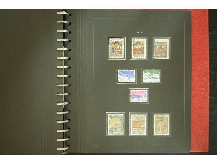 1912/82, postfrische und ungebrauchte Sammlung, in weiten Teilen kpl. mit Bl.1, Dienst und Porto