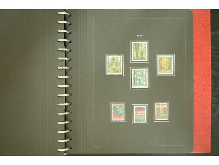 1912/82, postfrische und ungebrauchte Sammlung, in weiten Teilen kpl. mit Bl.1, Dienst und Porto
