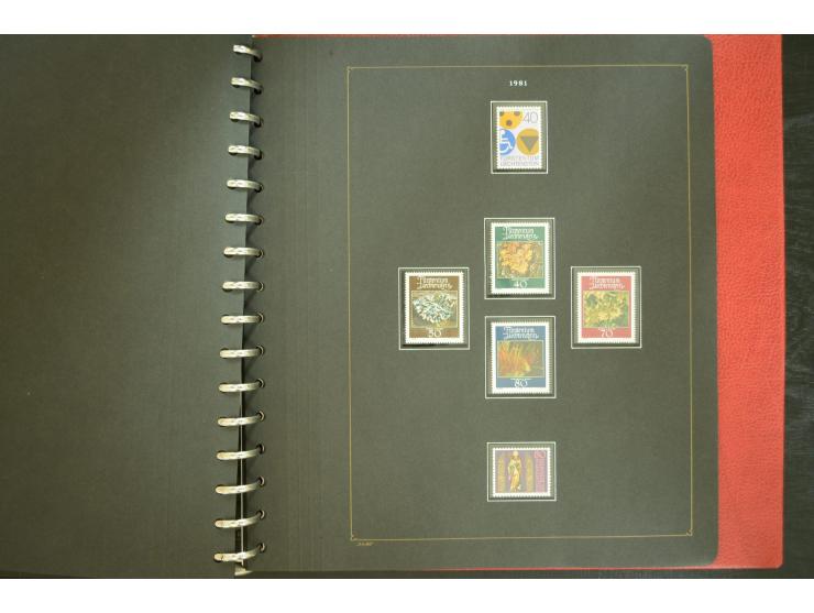1912/82, postfrische und ungebrauchte Sammlung, in weiten Teilen kpl. mit Bl.1, Dienst und Porto