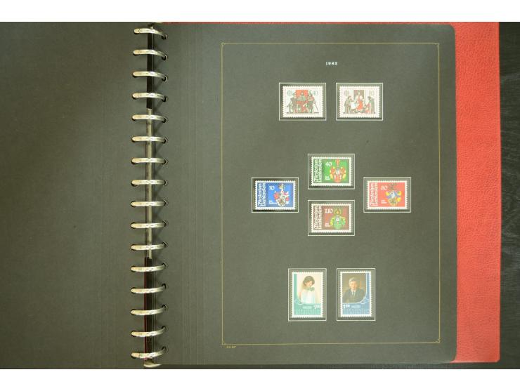 1912/82, postfrische und ungebrauchte Sammlung, in weiten Teilen kpl. mit Bl.1, Dienst und Porto