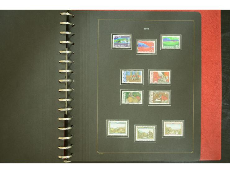 1912/82, postfrische und ungebrauchte Sammlung, in weiten Teilen kpl. mit Bl.1, Dienst und Porto