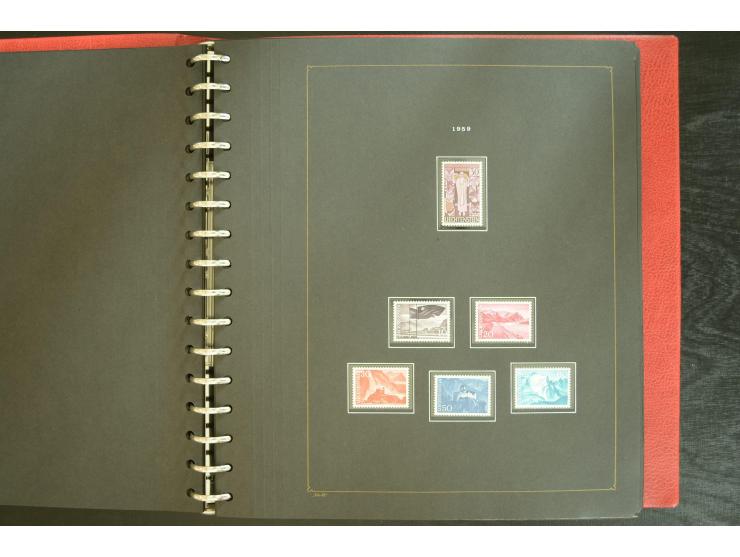1912/82, postfrische und ungebrauchte Sammlung, in weiten Teilen kpl. mit Bl.1, Dienst und Porto