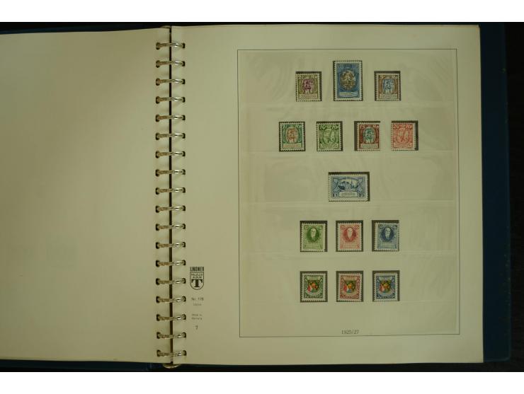 1912/82, postfrische und ungebrauchte Sammlung, in weiten Teilen kpl. mit Bl.1, Dienst und Porto
