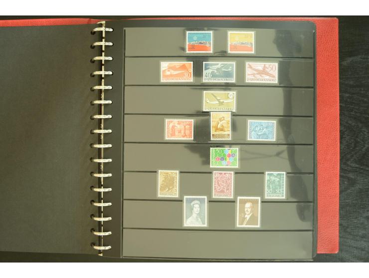 1912/82, postfrische und ungebrauchte Sammlung, in weiten Teilen kpl. mit Bl.1, Dienst und Porto