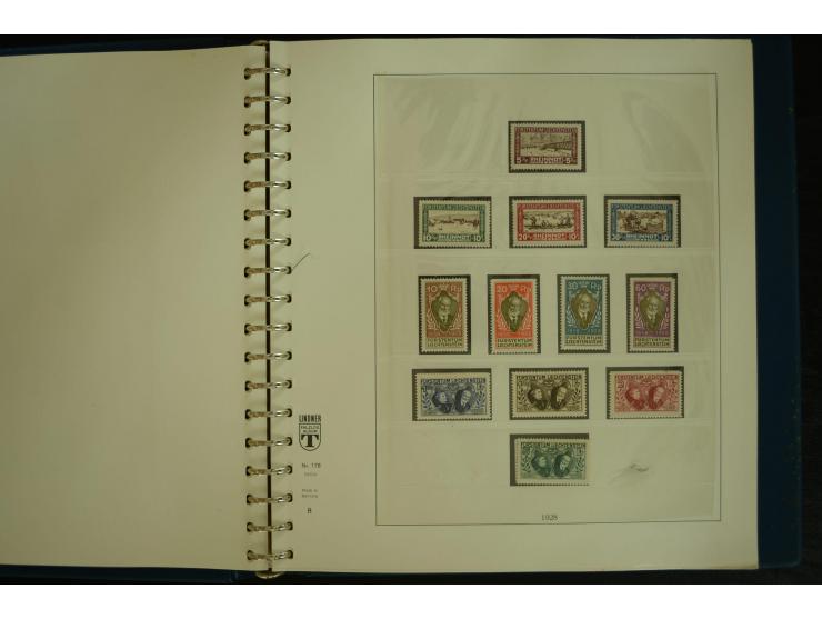 1912/82, postfrische und ungebrauchte Sammlung, in weiten Teilen kpl. mit Bl.1, Dienst und Porto