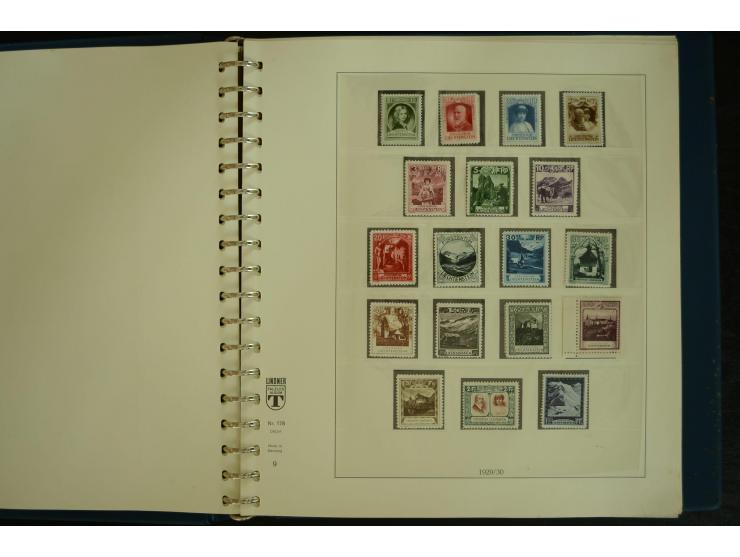 1912/82, postfrische und ungebrauchte Sammlung, in weiten Teilen kpl. mit Bl.1, Dienst und Porto