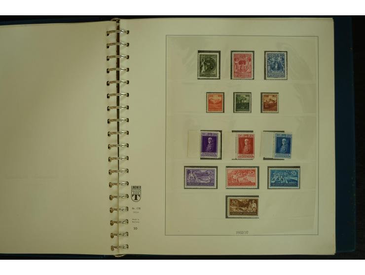 1912/82, postfrische und ungebrauchte Sammlung, in weiten Teilen kpl. mit Bl.1, Dienst und Porto