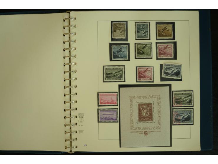 1912/82, postfrische und ungebrauchte Sammlung, in weiten Teilen kpl. mit Bl.1, Dienst und Porto