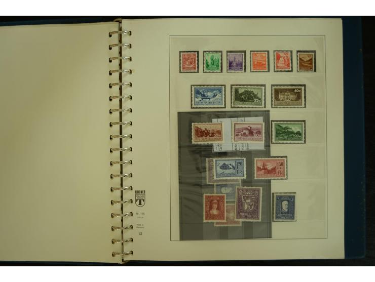 1912/82, postfrische und ungebrauchte Sammlung, in weiten Teilen kpl. mit Bl.1, Dienst und Porto