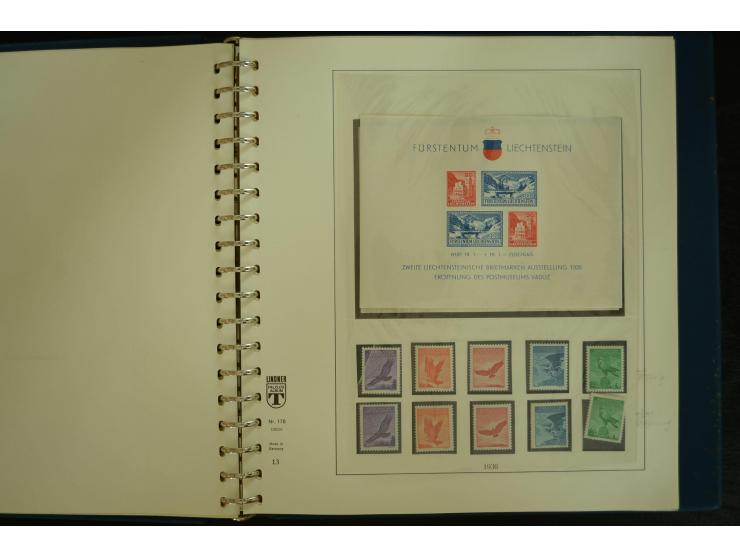 1912/82, postfrische und ungebrauchte Sammlung, in weiten Teilen kpl. mit Bl.1, Dienst und Porto