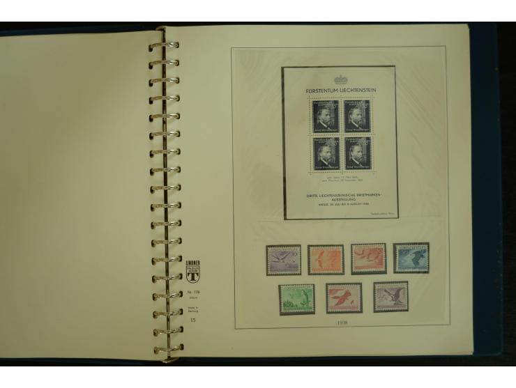 1912/82, postfrische und ungebrauchte Sammlung, in weiten Teilen kpl. mit Bl.1, Dienst und Porto