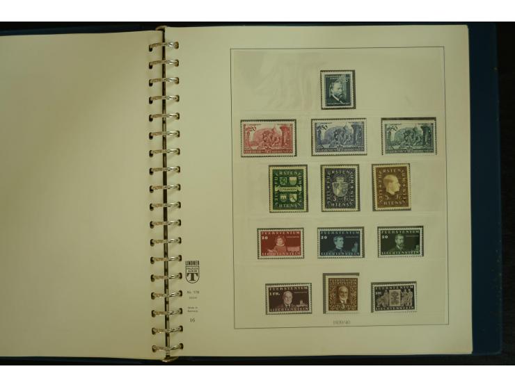 1912/82, postfrische und ungebrauchte Sammlung, in weiten Teilen kpl. mit Bl.1, Dienst und Porto