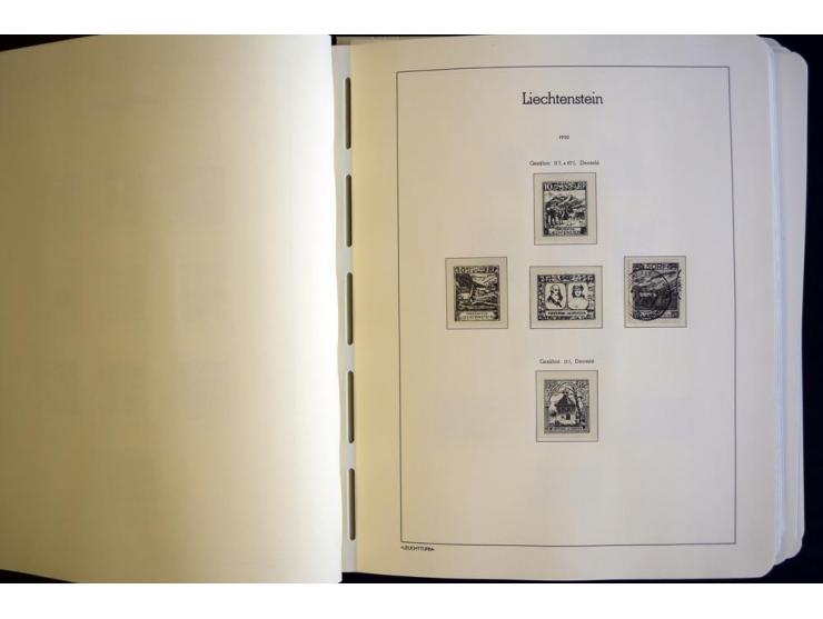 1912/2012, gestempelte Sammlung mit u.a. Mi.-Nr. 3yb (Attest Rellstab), 94-107, 114-15, 142 (Attest Rupp), Bl.1 (Fotoattest M