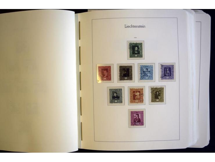 1912/2012, gestempelte Sammlung mit u.a. Mi.-Nr. 3yb (Attest Rellstab), 94-107, 114-15, 142 (Attest Rupp), Bl.1 (Fotoattest M
