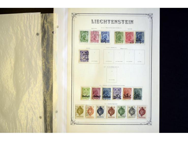 1912/2012, gestempelte Sammlung mit u.a. Mi.-Nr. 3yb (Attest Rellstab), 94-107, 114-15, 142 (Attest Rupp), Bl.1 (Fotoattest M