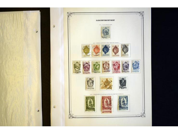 1912/2012, gestempelte Sammlung mit u.a. Mi.-Nr. 3yb (Attest Rellstab), 94-107, 114-15, 142 (Attest Rupp), Bl.1 (Fotoattest M