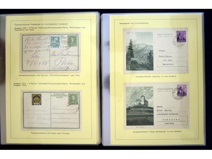 GANZSACHEN: 1876/1974, sehr schöne und spezialisierte Sammlung, beginnend mit einem sehr guten Teil Österreichische Ganzsache