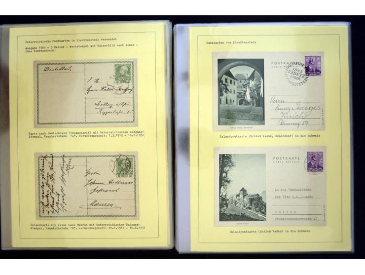 GANZSACHEN: 1876/1974, sehr schöne und spezialisierte Sammlung, beginnend mit einem sehr guten Teil Österreichische Ganzsache