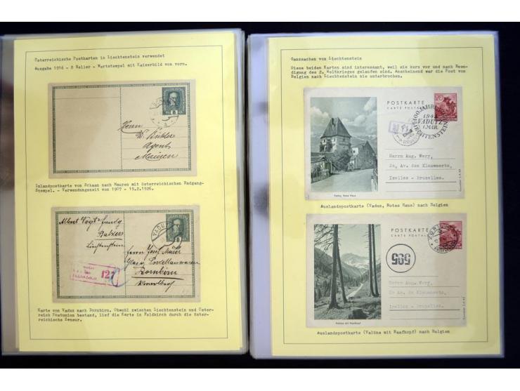 GANZSACHEN: 1876/1974, sehr schöne und spezialisierte Sammlung, beginnend mit einem sehr guten Teil Österreichische Ganzsache