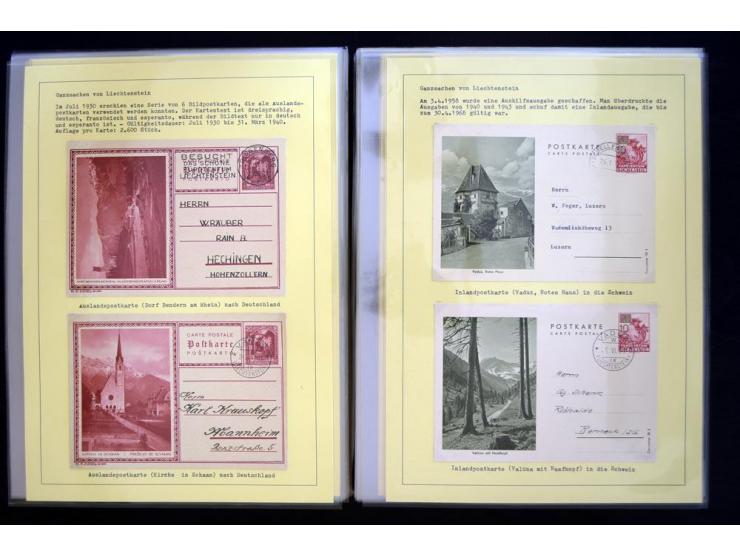 GANZSACHEN: 1876/1974, sehr schöne und spezialisierte Sammlung, beginnend mit einem sehr guten Teil Österreichische Ganzsache