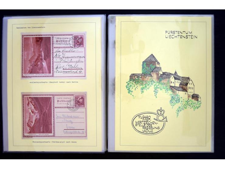 GANZSACHEN: 1876/1974, sehr schöne und spezialisierte Sammlung, beginnend mit einem sehr guten Teil Österreichische Ganzsache