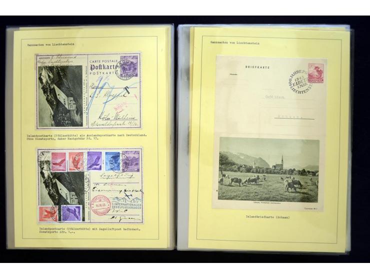 GANZSACHEN: 1876/1974, sehr schöne und spezialisierte Sammlung, beginnend mit einem sehr guten Teil Österreichische Ganzsache