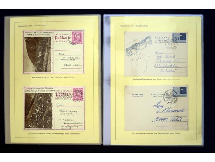 GANZSACHEN: 1876/1974, sehr schöne und spezialisierte Sammlung, beginnend mit einem sehr guten Teil Österreichische Ganzsache