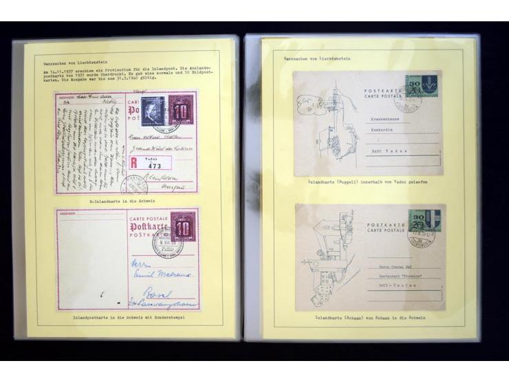 GANZSACHEN: 1876/1974, sehr schöne und spezialisierte Sammlung, beginnend mit einem sehr guten Teil Österreichische Ganzsache